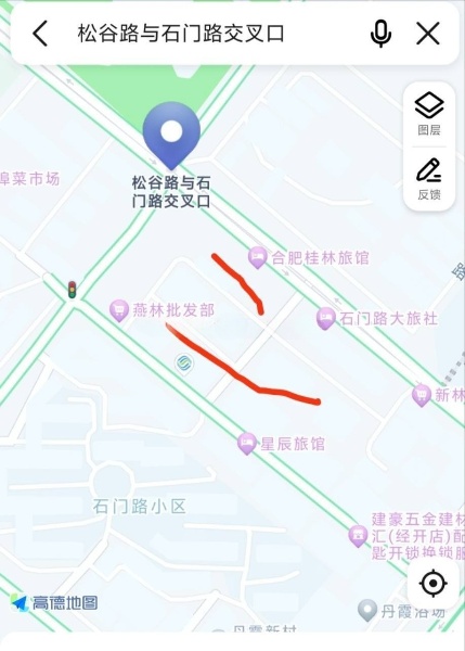 就图上这两个巷子，反正自己转转